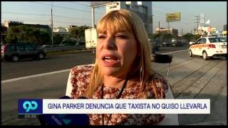 Gina Parker locutora fue discriminada por un chofer de Taxibeat [upl. by Nospmoht809]