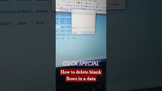 Excel Tutorial How to Remove Empty Rows Quickly [upl. by Newg136]