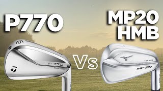 TAYLORMADE P770 v MIZUNO MP20 HMB IRONS [upl. by Okin]