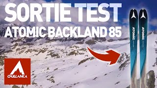 TEST DES SKIS ATOMIC BACKLAND 85 2021 [upl. by Onilecram]