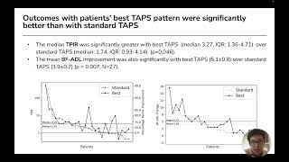 2rd Tremor Congress Presentation Optimization of TAPS therapy in essential tremor [upl. by Tdnaltroc]