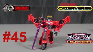 Transformers Legacy United Deluxe Class Cyberverse Universe Windblade Review 45 [upl. by Aseek400]