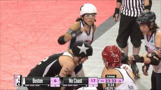 Game 15 Boston Derby Dames v No Coast Derby Girls [upl. by Enrobso]