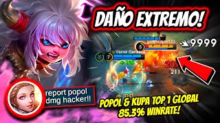 ¡BORRA A LOS TANQUE COMO SI FUESEN LAYLA POPOL amp KUPA TOP 1 GLOBAL 853 WINRATE  MOBILE LEGENDS [upl. by Arlan438]