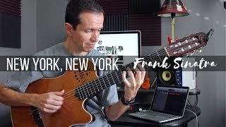 New York New York Frank Sinatra  Fingerstyle [upl. by Bordiuk]