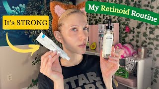 PM Retinoid Routine How I Use Adapalene La RochePosay Effaclar [upl. by Baggott]