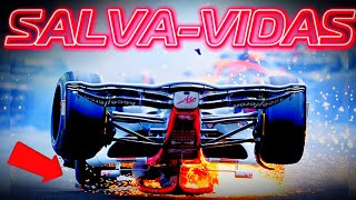 5 ACCIDENTES de FORMULA 1 donde EL HALO salvo LA VIDA de LOS PILOTOS [upl. by Hock633]