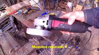 DIY Como cambiar un RODAMIENTO de AMOLADORA marca Skil [upl. by Neelrac]