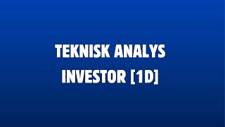 Teknisk analys  Investor [upl. by Licht]