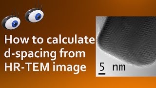 Measuring dSpacing from HRTEM Images [upl. by Notsob]