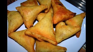 Mauritian Cuisine Chicken Samosa Recipe step by step  Samoussa au poulet Mauricienne [upl. by Robby]