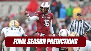 FINAL South Carolina 2024 Season PREDICTIONS [upl. by Nosylla]