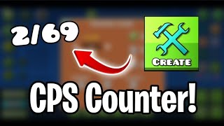 How to make a CPS Counter using the GD Level Editor  Geometry Dash 2206 Tutorial [upl. by Eceeryt]