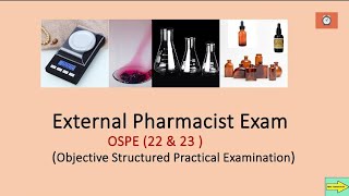 External Pharmacist Exam OSPE 22 amp 23 බාහිර ඖෂධවේදි විභාගය OSPE 22 amp 23 [upl. by Amann]