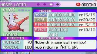 guida pokemon smeraldo pt 74  LA CATTURA DI LATIAS [upl. by Yendis]