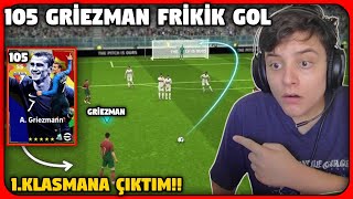 SONUNDA BİRİNCİ KLASMANA ÇIKTIM  105 GRİEZMAN İNANILMAZ FRİKİK GOL  eFootball Mobile 2025 [upl. by Rozina]