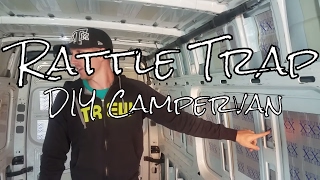 Install Rattletrap Sound Insulation to SoundProof a Campervan  DIY Campervan Build [upl. by Assiran]