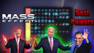 Presidents Rank Mass Effect Powers [upl. by Ocirederf]