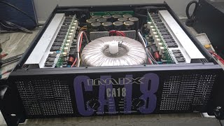 IMIX CA18 POWER AMPLIFIER UMIINIT ISANG CHANNEL PAANU AYUSIN O GAWIN [upl. by Billy459]