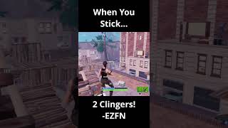 When You Stick 2 Clingers Fortnite EZFN Chapter 1 Season 7 [upl. by Aitsirhc]