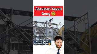 Akrobasi yapan genç yeteneklerini müthiş şekilde sergiliyor Ayrıca çok ama çok cesaretli 🧐🥰 [upl. by Alleris]