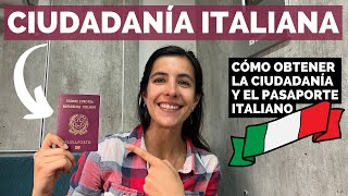 CIUDADANIA ITALIANA 🇮🇹  Requisitos para CIUDADANÍA y PASAPORTE ITALIANO Vivo con DLD Translation [upl. by Annodas123]