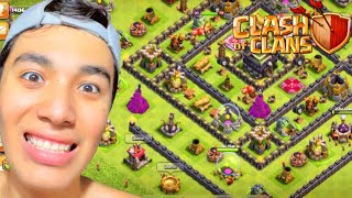 Mi ALDEA en CLASH OF CLANS 😼 WASABRO07 [upl. by Spiegelman]