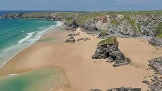 The Majestic Stunning Bedruthan Steps In North Cornwall [upl. by Nedrud]