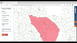 Consultazione e visura gratis di una mappa catasto terreni tramite Geoportale Cartografico Catastale [upl. by Beata]