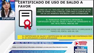 🚨 WEBINAR RCIVA AGENTES DE RETENCIÓN🚨 [upl. by Ellehsram]