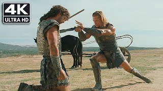 Troy 2004 Hector vs Achilles 4K [upl. by Apoor]