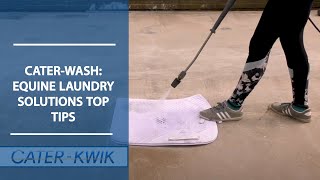 Equine Laundry Solutions Top Tips How to remove leathersaddle stains off your numnahs and clothes [upl. by Wystand]