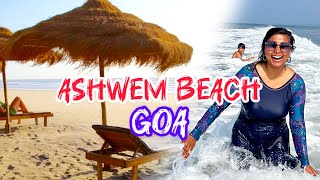 Goa Ashwem Beach 🏖️ 2024 North Goa’s most Quiet Beach [upl. by Tnomed]