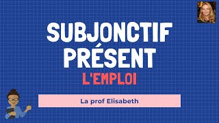 Le subjonctif présent en français Partie 2 lemploi du subjonctif English captions available 😉 [upl. by Epilif867]