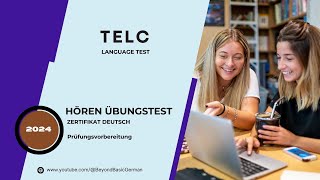 TELC B1 ZERTIFIKAT HÖREN 2024 Modelltest 04 [upl. by Thesda]