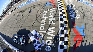 Cindric with the upset 2024 NCS Enjoy Illinois 300 at WWT Raceway Finish Reaction [upl. by Ainigriv]