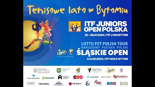 ITF JUNIORS OPEN POLSKA KORT 4 [upl. by Aciras379]