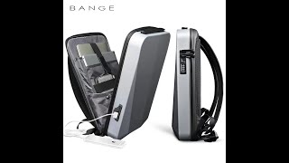 Bange AntiTheft Laptop Backpack  USB Charging  Large Capacity  Stylish amp Waterproof backpack [upl. by Adnilreb]