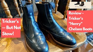 Review of Trickers Henry Chelsea Brogue Boot [upl. by Navannod]