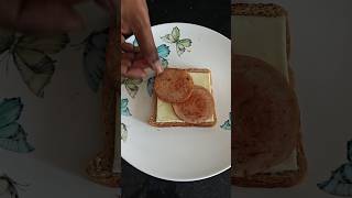 Chicken salami Egg and cheese Sandwich [upl. by Gnim]