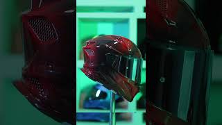 Steelbird SBH25 Breeze on Ombre Wine Red Helmet steelbirdhelmet helmet unboxing automobile [upl. by Aicercal761]