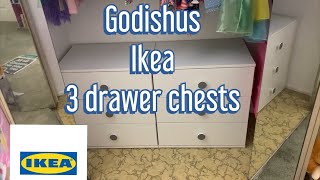 GODISHUS IKEA 3 drawer chest  How to put together following instructions [upl. by Hoffmann207]