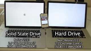 MacBook Pro 15quot  HD vs SSD  speed amp weight   MicBergsma [upl. by Ahseela937]