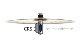 Sound Comparison  Traditional Cymbal Stand VS Cymbal Resonance System CRS quotShort versionquot [upl. by Mulac]