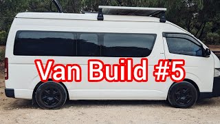 Toyota Hiace Campervan conversion part 5 WALLS [upl. by Nytsyrk654]