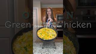 Green chili chicken casserole The best low carb cheesy chicken recipe 😋 casserolerecipe [upl. by Ahtibbat]