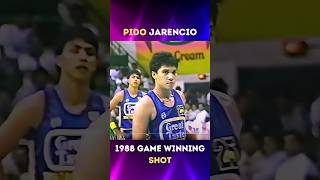 Pido Jarencio Clutch Win Shot 1988🔥 [upl. by Nnuahs]