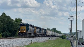 CSX SD403 4025 w Nice Crew Leads Local L44602 on 7224 [upl. by Gyatt832]