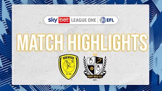 Burton Albion 02 Port Vale highlights [upl. by Hannahs347]