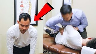 INSTANT RELIEF Chronic Low Back Pain Fix after FIRST TIME Chiropractic Crack  Dr Tubio [upl. by Odeen]